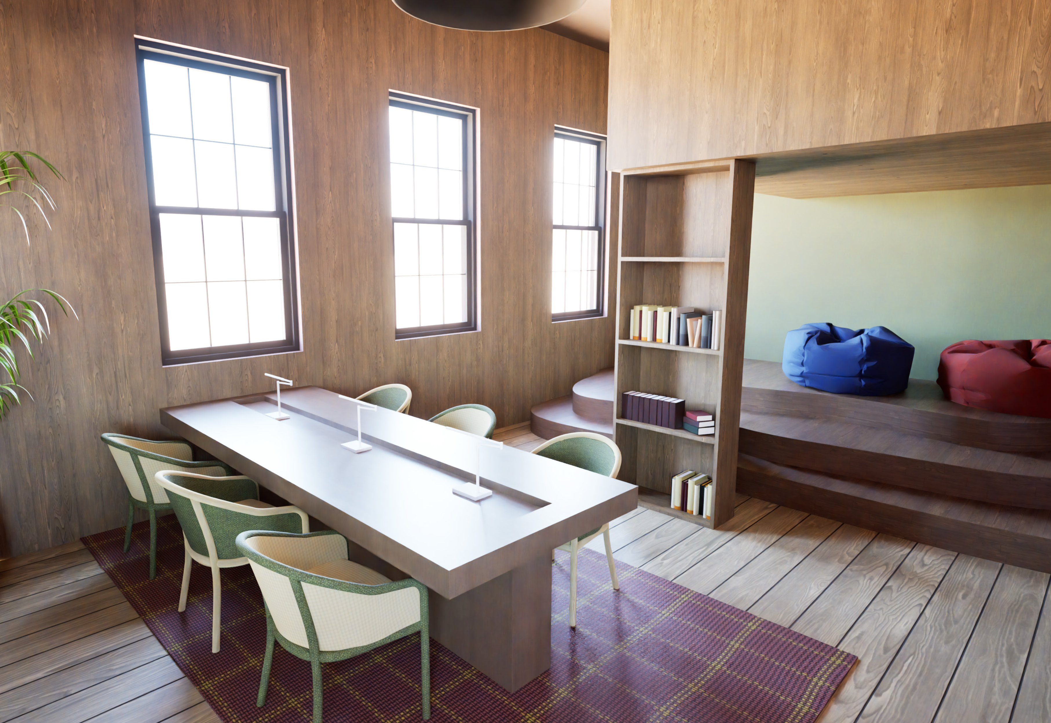 Library render 1